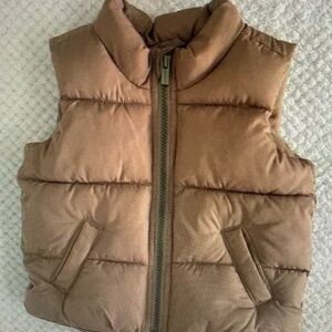 Kids Brown Puffer Vest